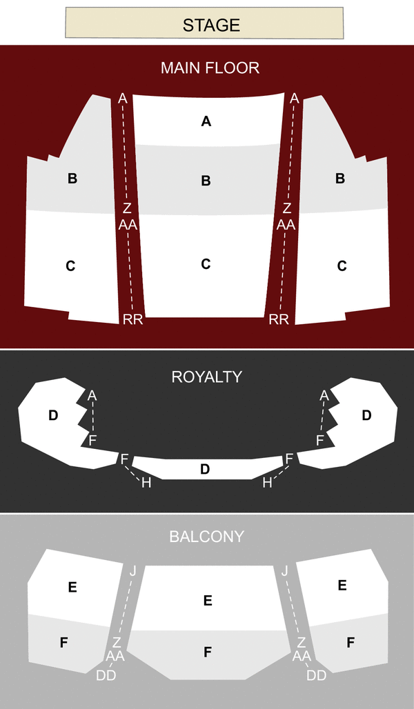 Murat Theatre Seating Chart