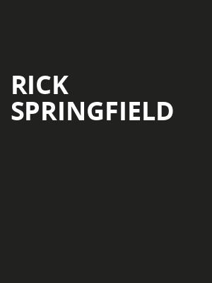 Rick Springfield, TCU Amphitheater At White River State Park, Indianapolis