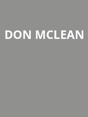 Don McLean, Clowes Memorial Hall, Indianapolis