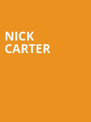 Nick Carter, Palladium Center For The Performing Arts, Indianapolis