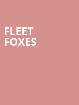 Fleet Foxes, Murat Theatre, Indianapolis