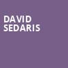 David Sedaris, Clowes Memorial Hall, Indianapolis