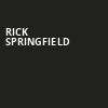 Rick Springfield, TCU Amphitheater At White River State Park, Indianapolis